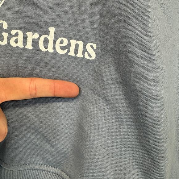 Universal Thread Leisure Studio Oversized Graphic Sweatshirt Women Size XXL Blue - Picture 5 of 15